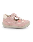 Primigi Pantofi sport de piele cu velcro si decupaje - Roz