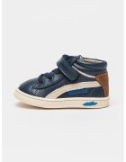 Primigi Pantofi sport din piele cu inchidere velcro - Bleumarin