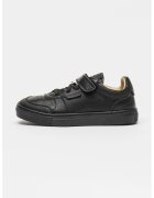 Primigi Pantofi sport din piele cu sireturi elastice - Negru