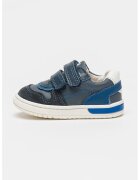 Primigi Pantofi sport din piele cu velcro - Bleumarin