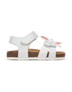 Primigi Sandale albe din piele naturală - Alb