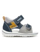Primigi Sandale baieti - 7865000 - Piele naturala - Bleumarin/Gri - Gri/Bleumarin