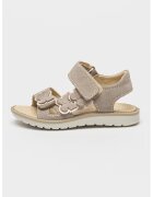 Primigi Sandale din piele intoarsa - Maro taupe deschis
