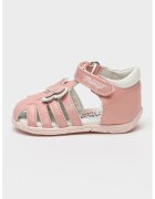 Primigi Sandale fisherman din piele ecologica - Alb/Roz pastel