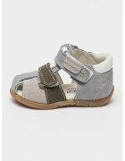 Primigi Sandale fisherman din piele intoarsa - Gri deschis