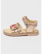 Primigi Sandale flatform cu logo - Auriu rose