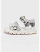 Primigi Sandale flatform cu velcro - Argintiu