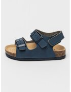Primigi Sandale flatform din piele - Albastru petrol