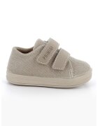 Primigi Tenisi din material textil cu inchidere velcro - Maro taupe deschis