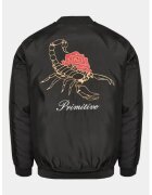 Primitive Jacheta bomber barbati - 303346621 - Bumbac - Negru