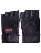 ProFit Manusi de fitness - Nailon/Piele - 2XL - Negru