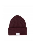 Puccini Caciula acril - manseta lata - unisex - rosu inchis