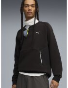 Puma Bluza de trening relaxed fit cu buzunar cu fermoar - Negru stins