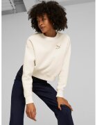 Puma Bluza sport cu decolteu la baza gatului Classics - Alb fildes