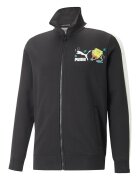 Puma Bluza sport cu fermoar si imprimeu cu Spongebob T7 - Negru