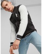 Puma Bluza sport cu fermoar si maneci contrastante Squad - Negru/Gri melange
