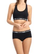 Puma Bustiera racerback din amestec de modal - Negru