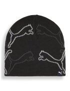 Puma Caciula cu model grafic pisica - Negru/Alb murdar