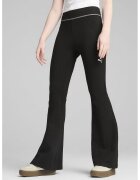 Puma Colanti bootcut cu talie medie - Negru