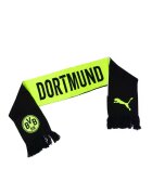 Puma Fular BVB Borussia Dortmund 25/26 - verde neon/negru - 120 cm