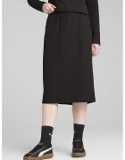 Puma Fusta midi cu talie elastica - Negru