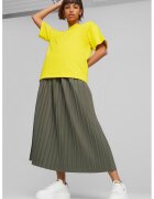 Puma Fusta midi plisata SUNPŌ - Kaki