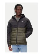 Puma Geaca din puf barbati - kaki - 100% poliester reciclat - negru