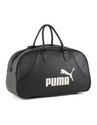 Puma Geanta duffle din piele ecologica cu logo si model unisex - Alb/Negru