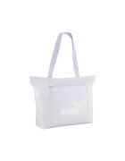Puma Geanta shopper cu imprimeu logo Base - Gri deschis/Albastru azur