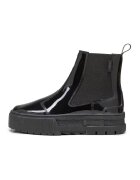 Puma Ghete Chelsea cu aspect lacuit Mayze - Negru