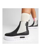 Puma Ghete Chelsea de piele Mayze - Negru/Alb murdar