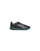 Puma Ghete de fotbal copii - piele ecologica - negru verde