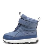 Puma Ghete de piele ecologica si material textil Evolve AC+ - Albastru prafuit