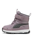 Puma Ghete de piele ecologica si material textil Evolve AC+ - Lila pal/Gri inchis