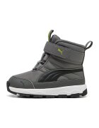 Puma Ghete de piele ecologica si material textil Evolve AC+ - Negru stins/Gri inchis