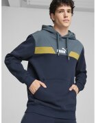 Puma Hanorac colorblock Power - Albastru/Galben mustar