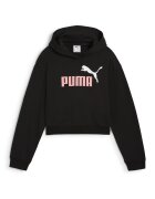 Puma Hanorac crop cu imprimeu logo - Negru/Roz