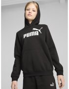 Puma Hanorac cu buzunar kangaroo ESS - Alb/Negru