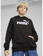 Puma Hanorac cu buzunar kangaroo ESS - Alb/Negru