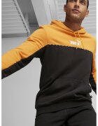 Puma Hanorac cu buzunar kangaroo ESS Block x Tape - Negru/Portocaliu