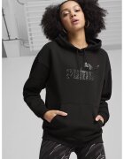 Puma Hanorac cu buzunar kangaroo Essentials+ - Negru
