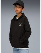 Puma Hanorac cu buzunar kangaroo - Negru/Crem