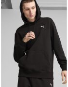 Puma Hanorac cu buzunar kangaroo si snur - Negru