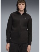 Puma Hanorac cu buzunare laterale si fermoar - Negru