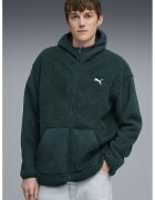 Puma Hanorac cu fermoar si logo - Verde englez