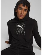 Puma Hanorac cu imprimeu logo si buzunar kangaroo Better Sportswear - Negru
