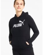 Puma Hanorac cu imprimeu logo si snururi de ajustare Essentials - Alb/Negru
