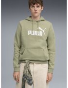 Puma Hanorac cu logo Essentials - Alb/Kaki