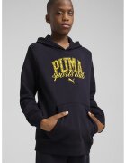 Puma Hanorac cu logo si buzunar kangaroo - Albastru ultramarin