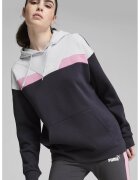 Puma Hanorac cu maneci cazute Power - Alb/Roz deschis/Gri antracit